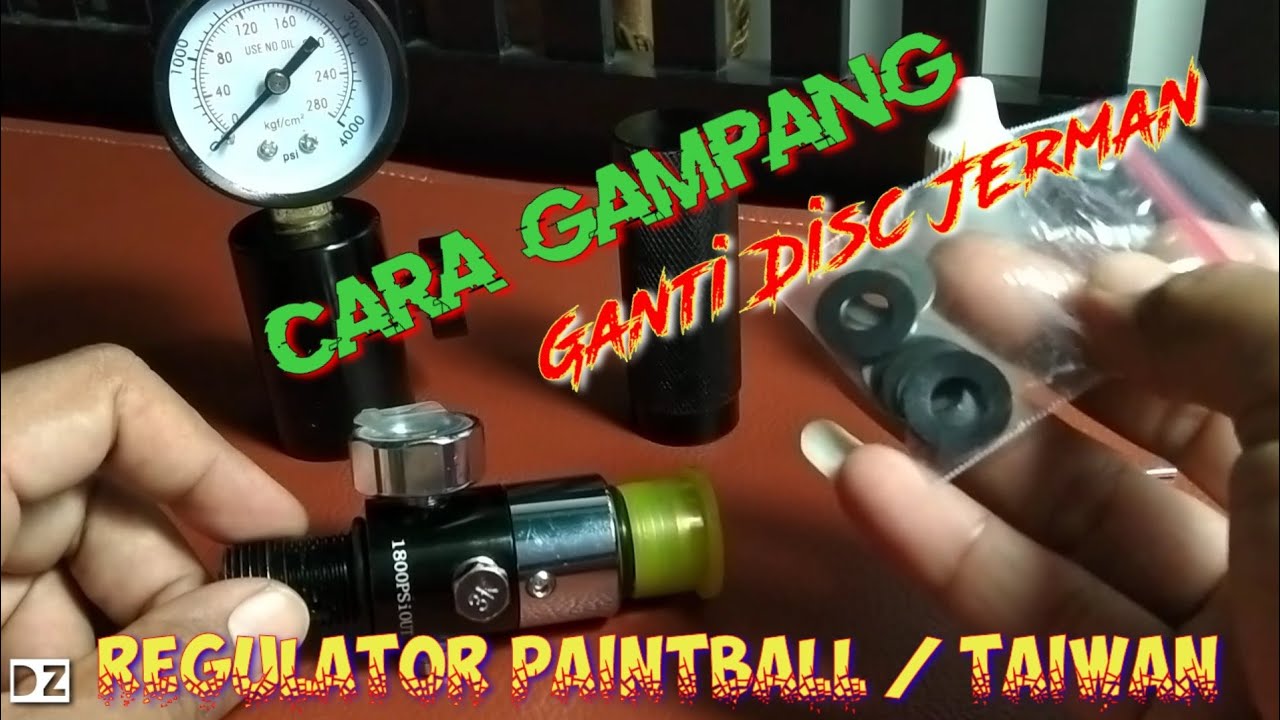 REGULATOR PAINTBALL GANTI DISC JERMAN, REGUL TAIWAN / REGUL CINA