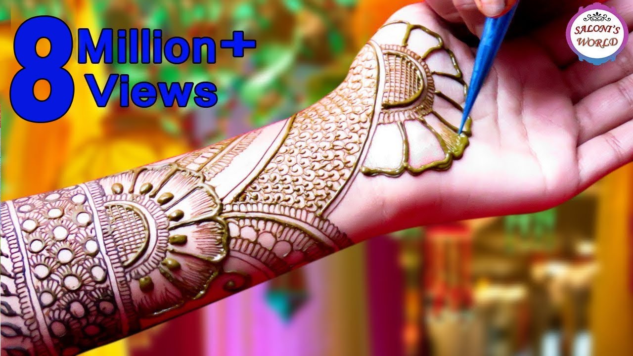 Beautiful Arabic Mehndi Designs | Latest Mehndi Designs | Saloni's World