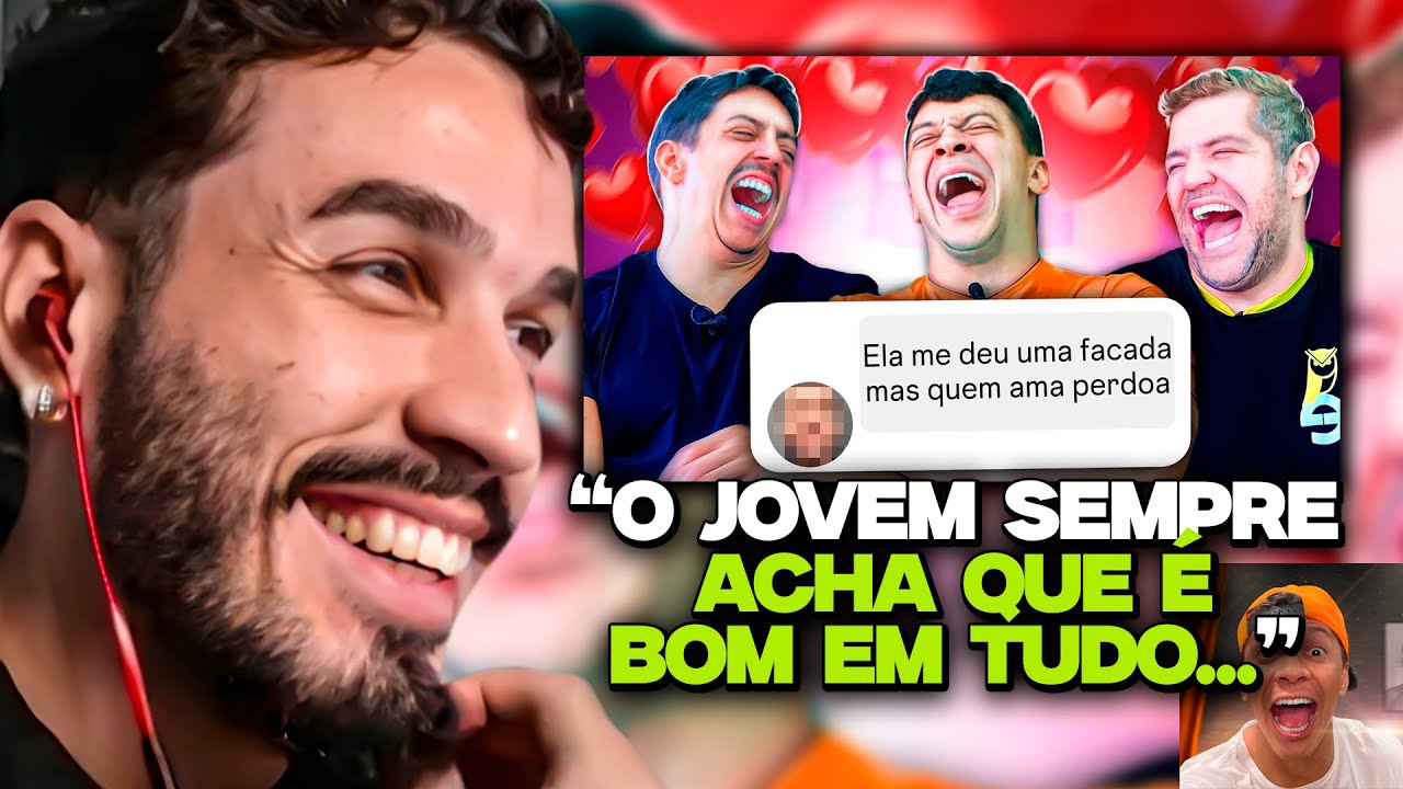 3 HUMORISTAS LIDANDO COM PROBLEMAS AMOROSOS - CANAL CANALHA | REACT DO STAG ft. Ludgero
