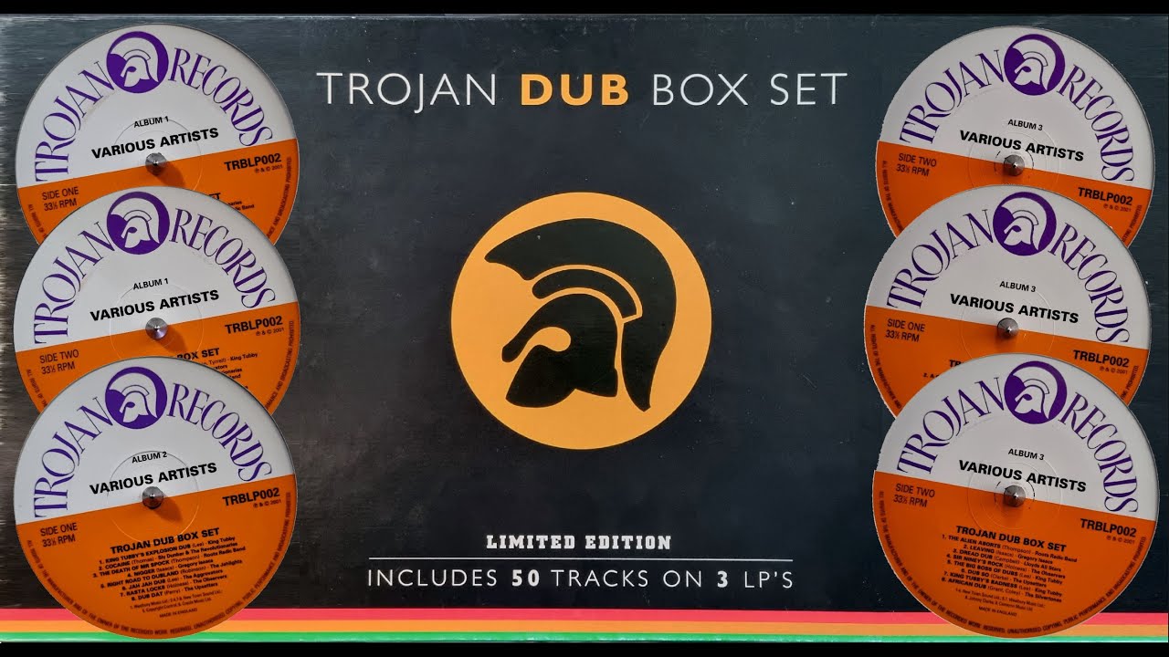 TROJAN RECORDS - Complete Trojan Dub Box Set - Full Album - 3 lp's with chapters