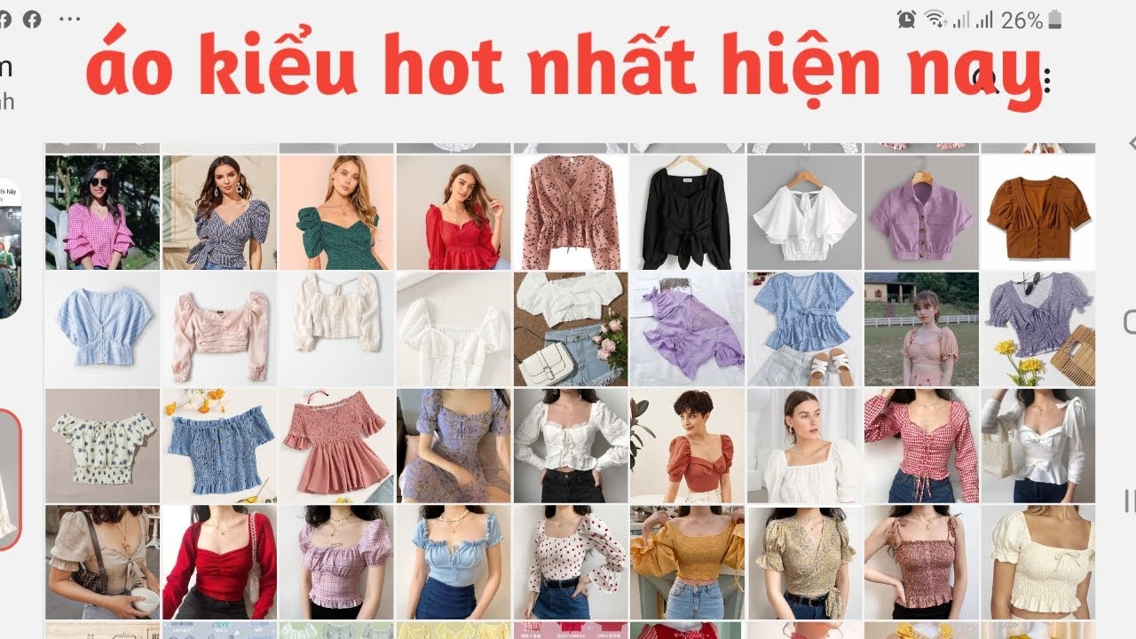 213/sưu tầm &Aacute;O KIỂU NỮ hot nhất hiện nay
