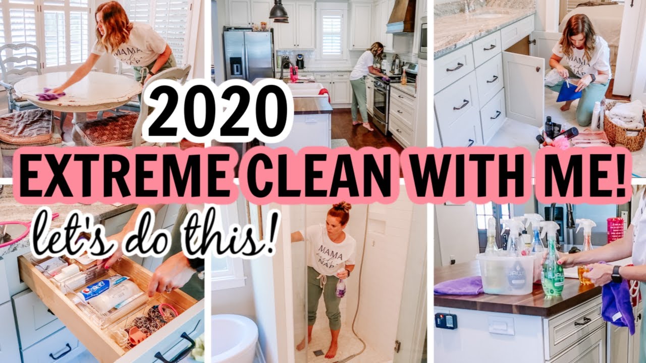 2020 EXTREME CLEAN WITH ME | ULTIMATE CLEANING MOTIVATION! | Amy Darley