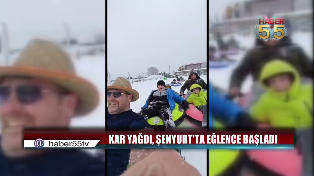 Samsun’da Kar Soğuk Ama Eğlence Sıcaktı
