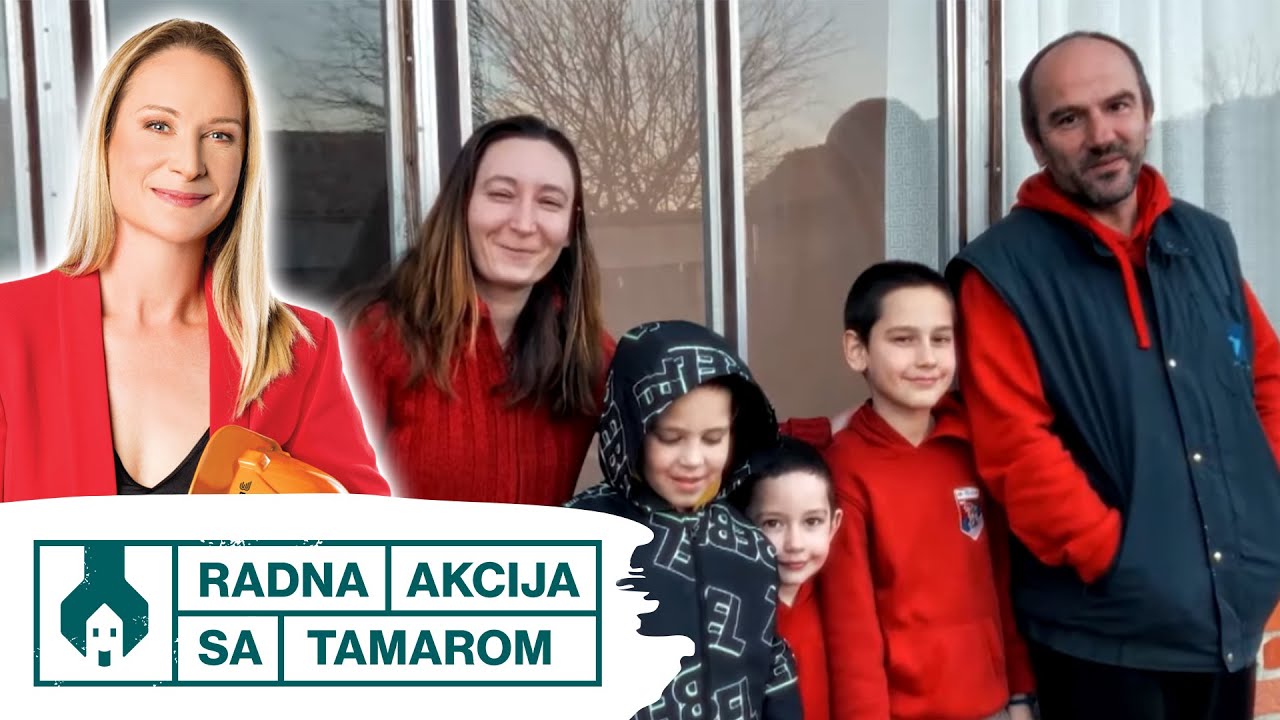 Porodica Rolj sada ima kompletnu kuću - Radna akcija sa Tamarom I PRVA