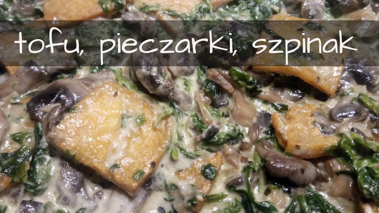 Wege Sos z Tofu, Pieczarkami i Szpinakiem Do Makaronu |  | Przepis na Danie