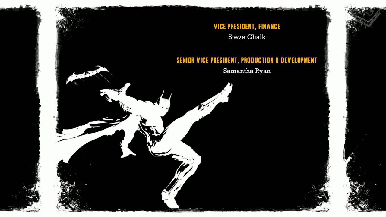 Batman Arkham Asylum credits