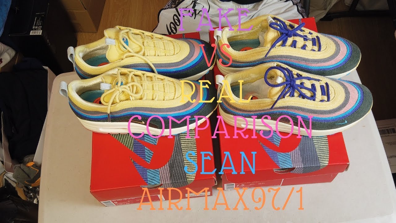 SEAN WOTHERSPOON AIR MAX 97/1 REAL VS FAKE COMPARISON
