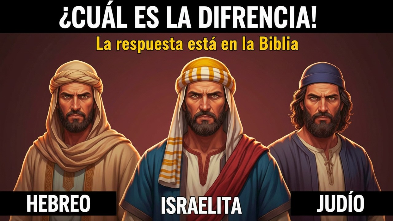 ¿Hebreos, Israelitas o Judíos? La Diferencia que Transforma tu Lectura de la Biblia