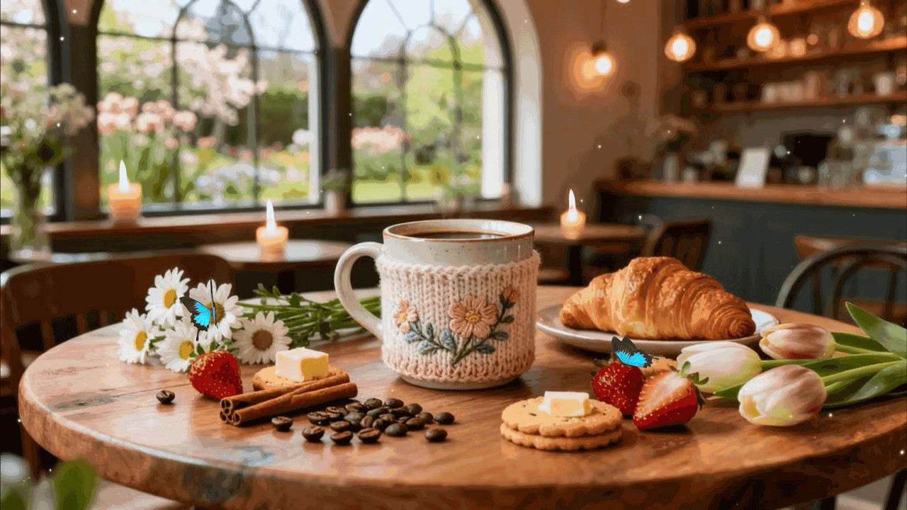 Spring Morning Jazz ☀️ Happy Morning Jazz Cafe Music & Relaxing Bossa Nova Instrumental