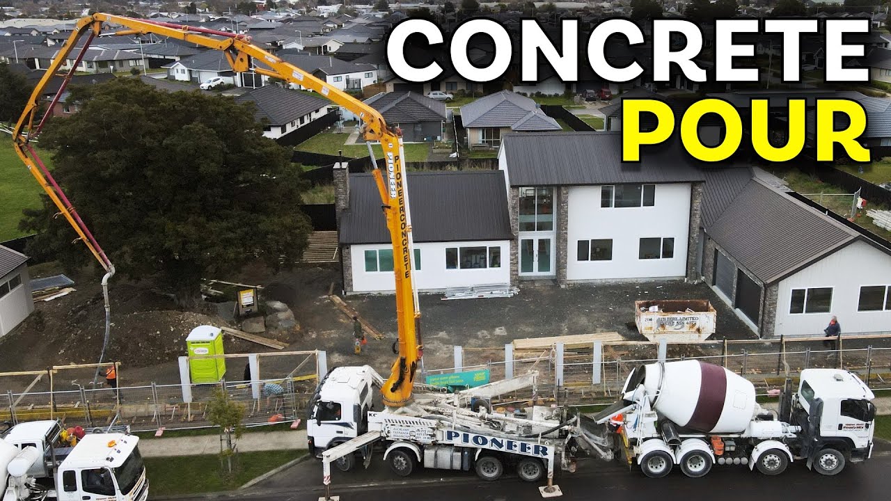 Gigantic Fence Footing Pour | New Build Update