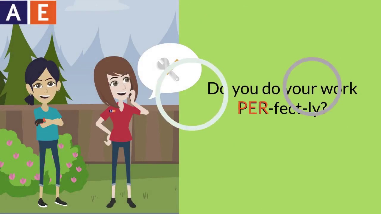 Syllable Stress:  Three-syllable words ending in -ly