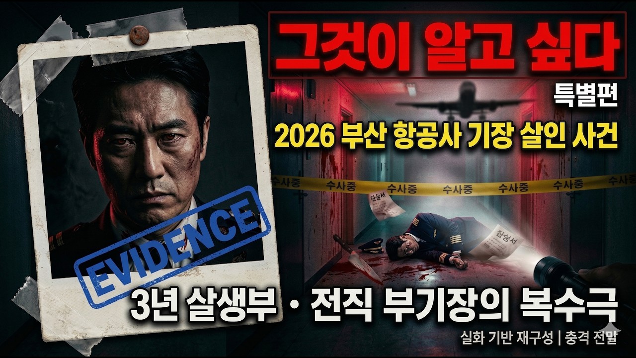 2026 부산 항공사 기장 살인 사건 | 3년 살생부 짜고 동료 기장 죽인 전직 부기장의 충격 전말
