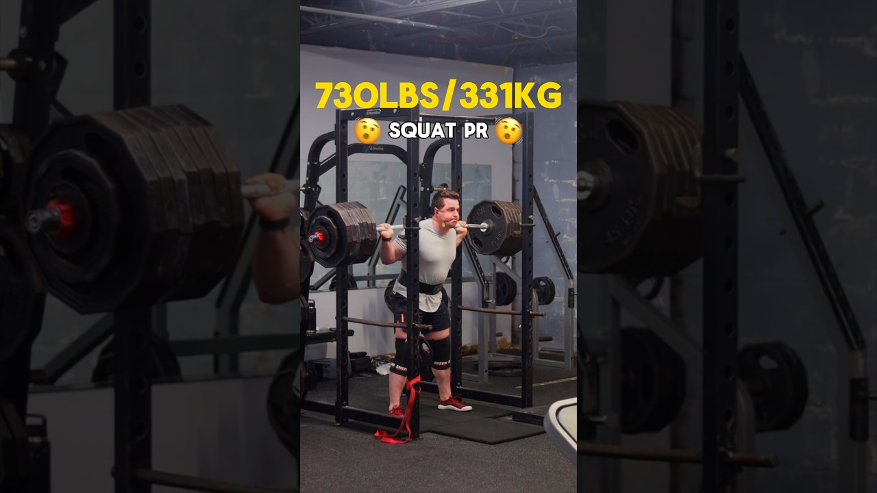 730LB SQUAT PR!!? 🤝🔥