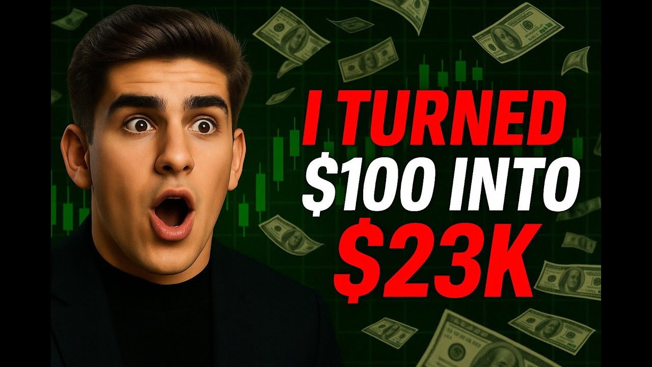 I Turned $100 Into $23K trading stock options