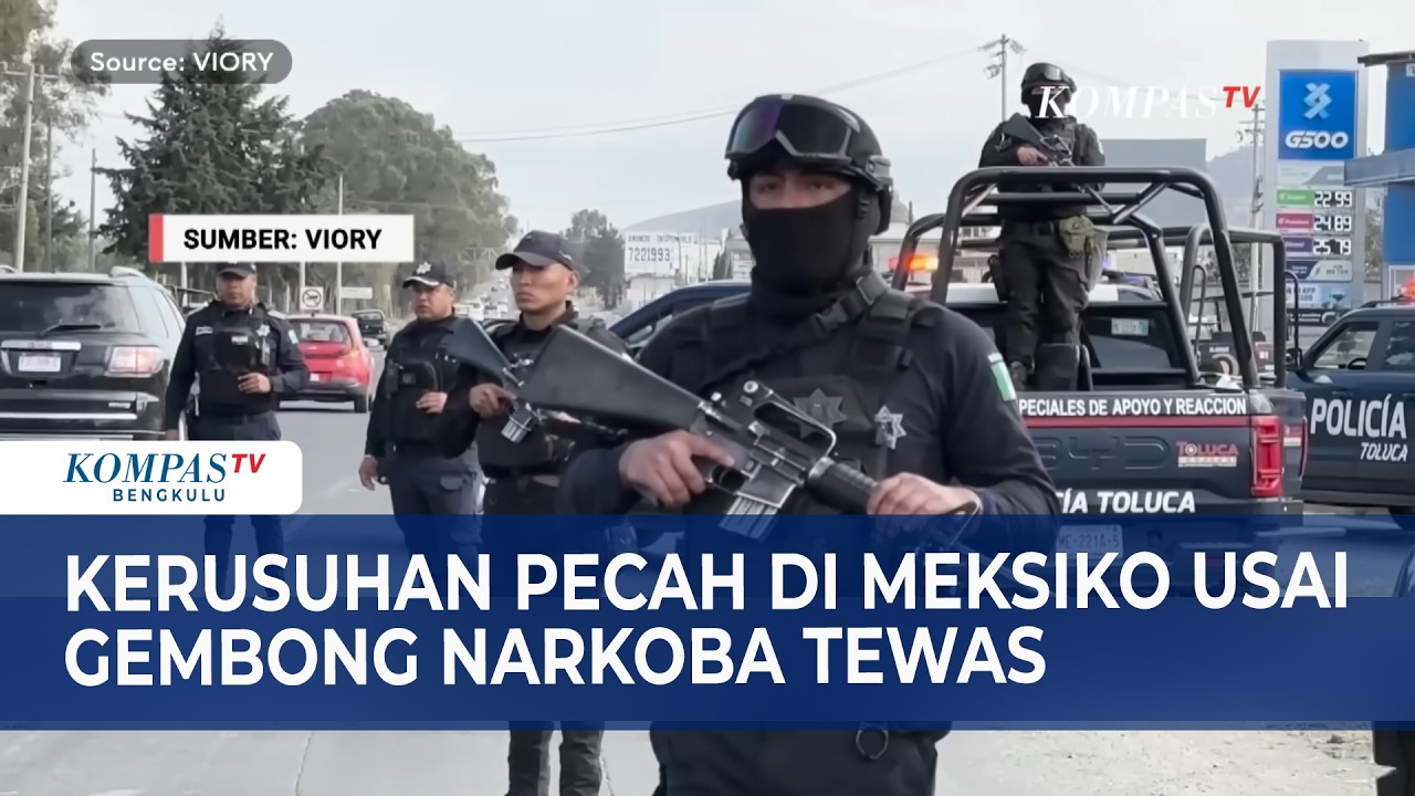 Kerusuhan Pecah di Meksiko Usai Gembong Narkoba Tewas
