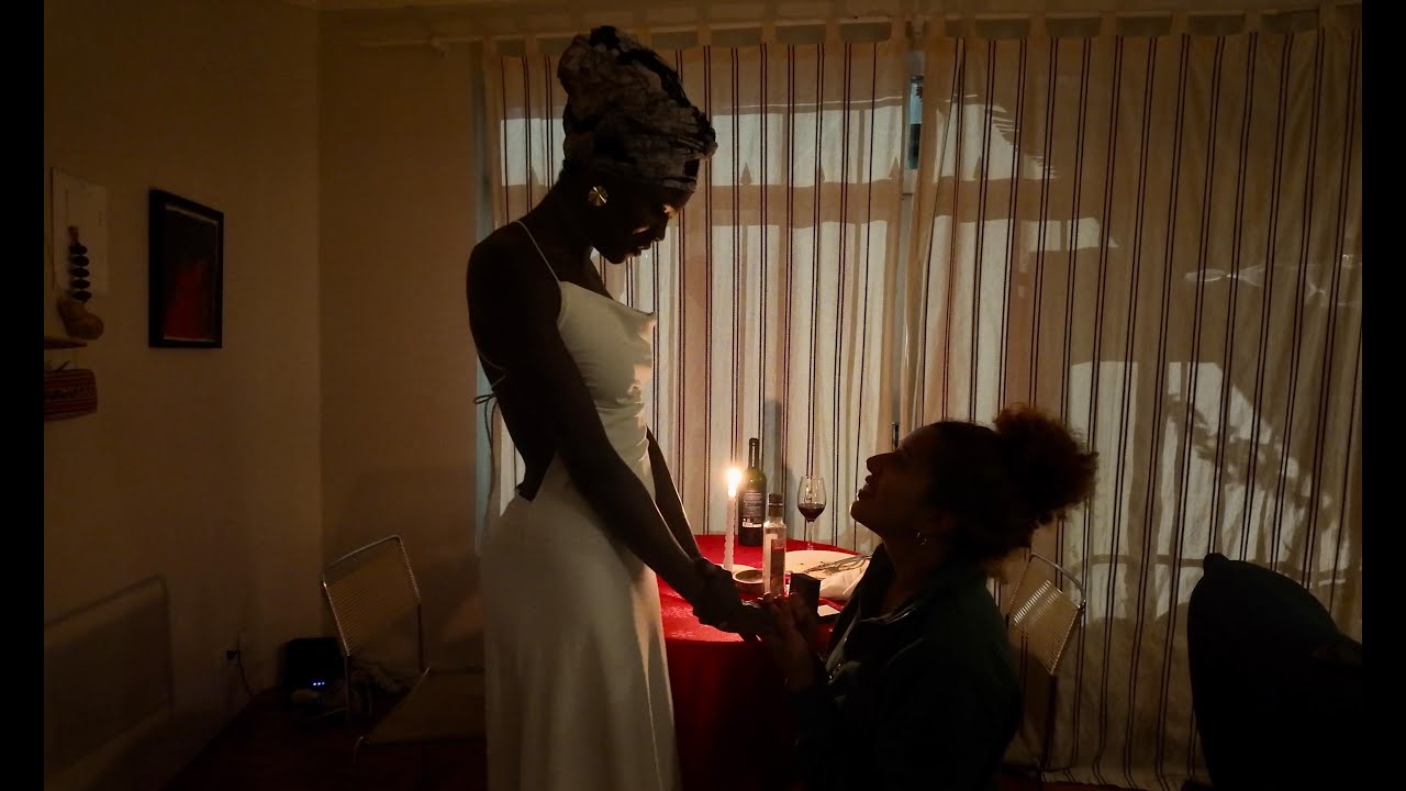 Pedindo minha namorada em casamento