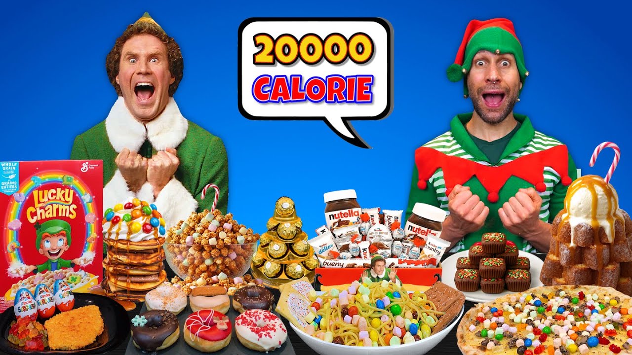 Ho affrontato il CHEAT DAY PIÙ PERICOLOSO di NATALE - Buddy L'Elfo - (20000 Calorie)