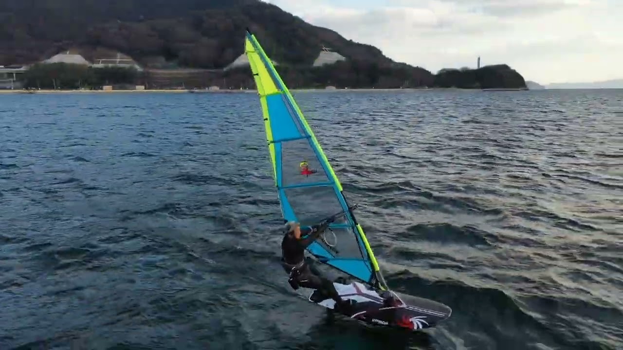 20260128 ベイサイド ビーチ坂 ウインドサーフィン & ウイングフォイル