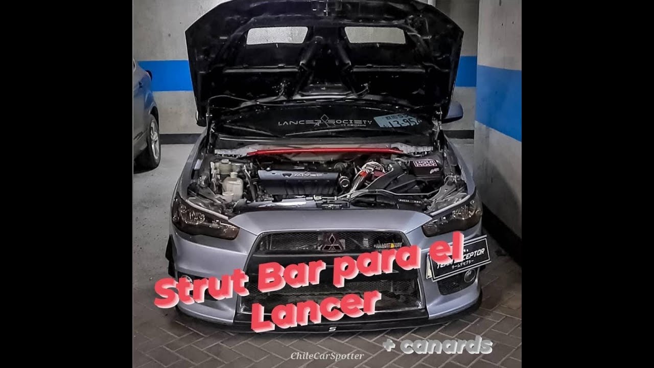 MODIFICACIÓN E INSTALACIÓN STRUT BAR PARA EL LANCER - Lancer de Claudio