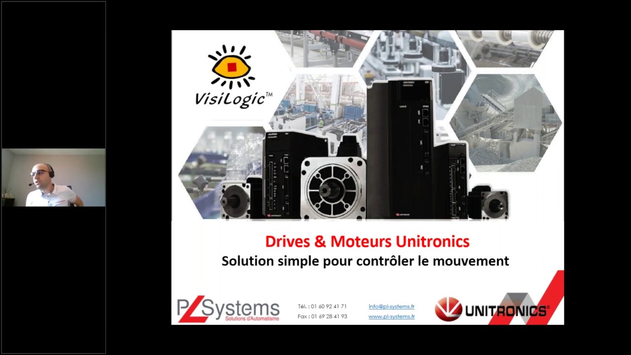 Webinaire N°21 :  Motion Control Plug and Play avec VisiLogic d'Unitronics