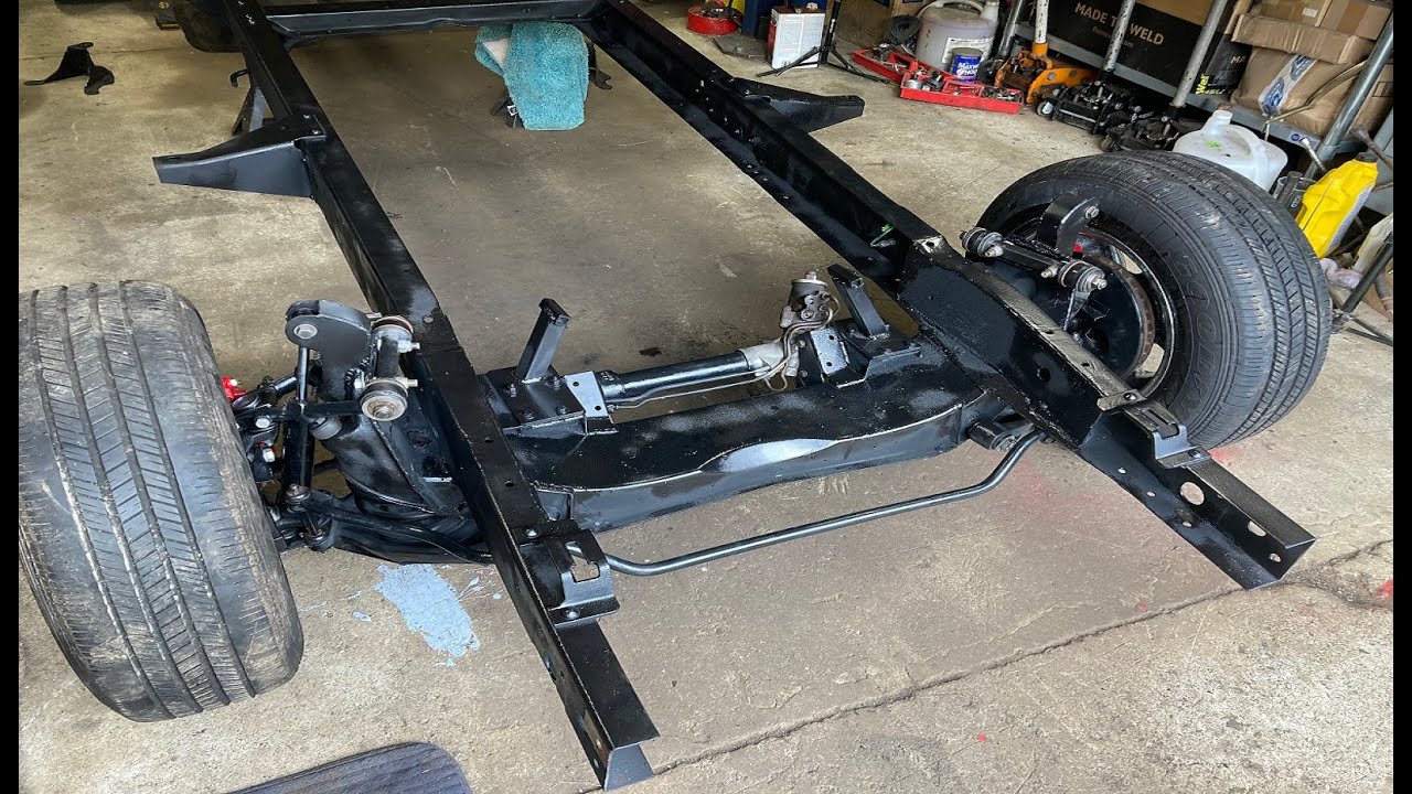 Jaguar IFS rebuild and assembly with upgrades for the 1956 Chevy truck $5000 budget build