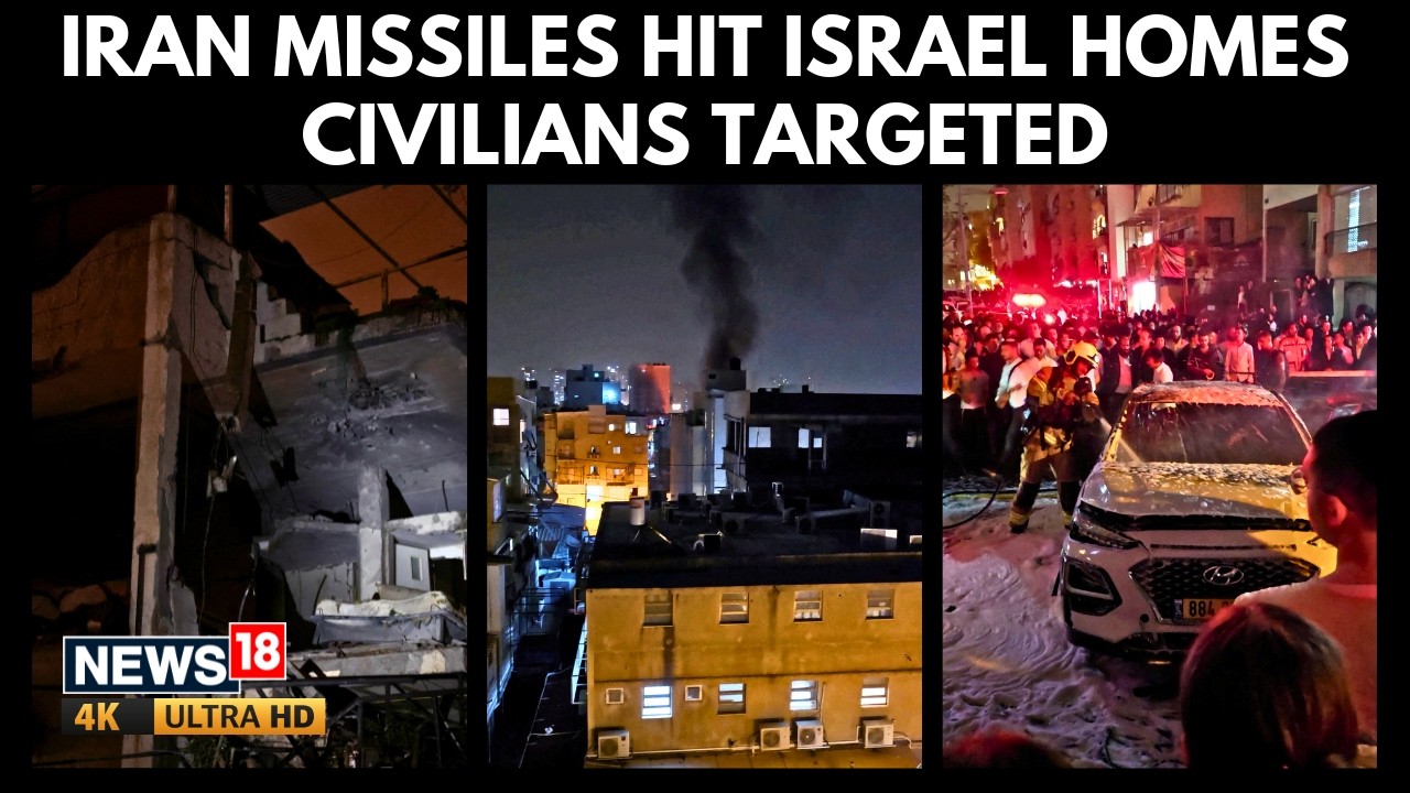 Iran Missiles Hit Central Israel Homes | Civilian Areas Targeted, Casualties Rise | N18G | 4K