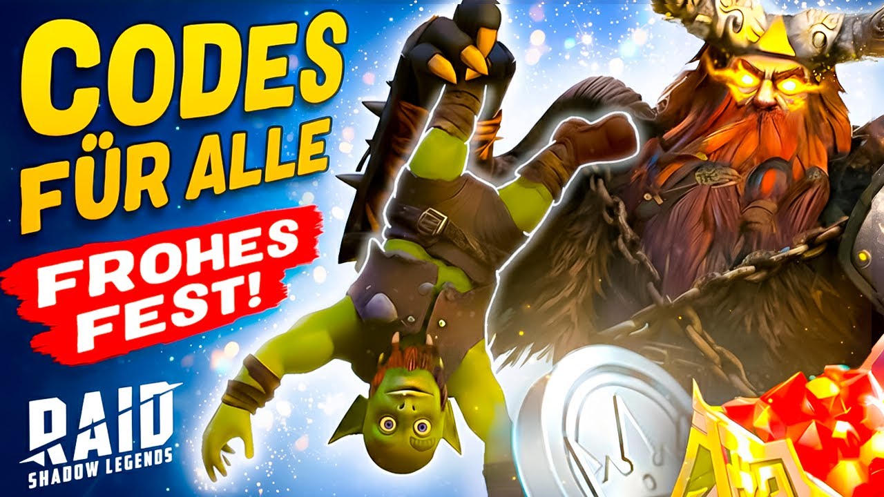 WEIHNACHTS BONUSES🎁 Raid Shadow Legends Promo Codes🎄Deutsch