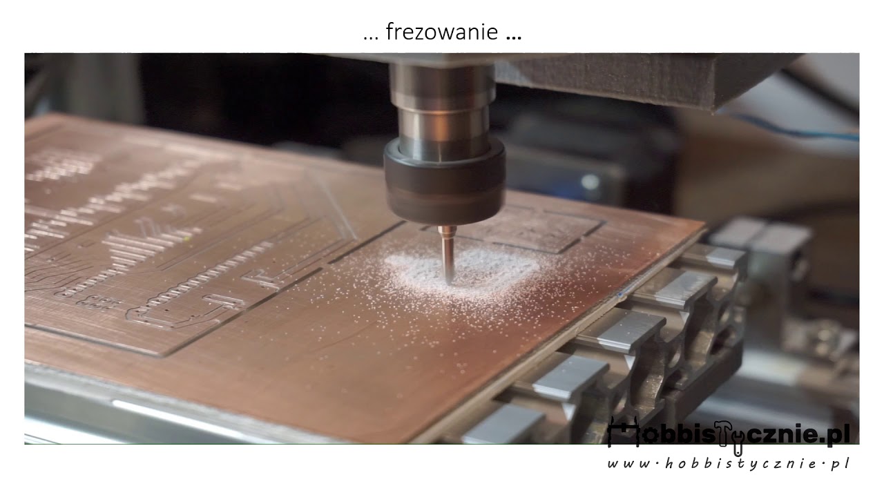 #CNC3018  #CNC1610 Jak wykonać płytkę PCB poradnik #how to make a PCB on a CNC 3018 milling machine