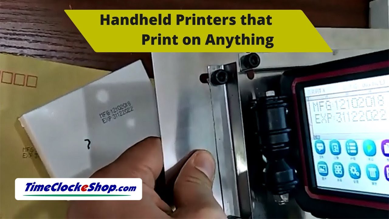 Handheld Printer that Prints on Anything and any Surface