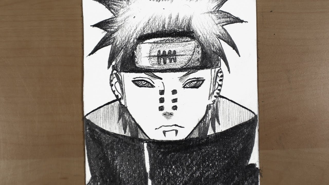 How to Draw Pain step by step | Naruto!