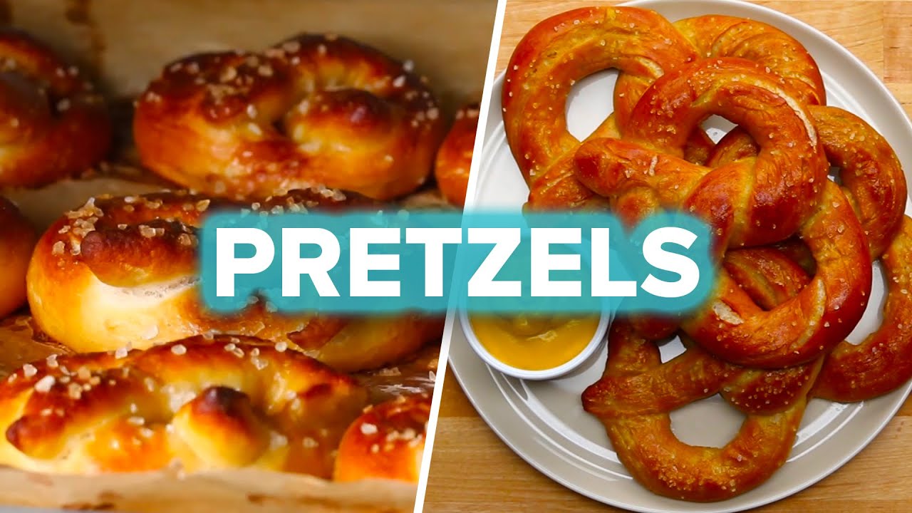 Homemade Pretzels 4 Ways