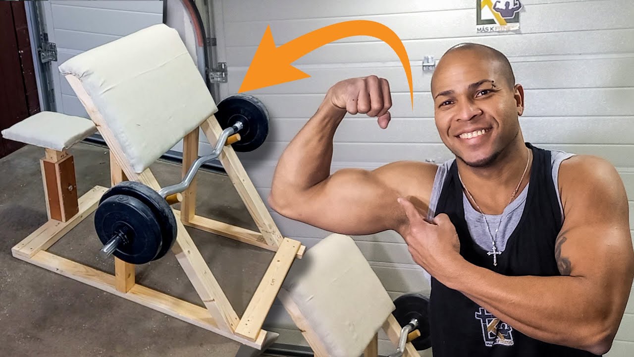 Construccion Banco Predicador #banco #predicador #biceps #maquinas #aparatos #multigym #gymmachine