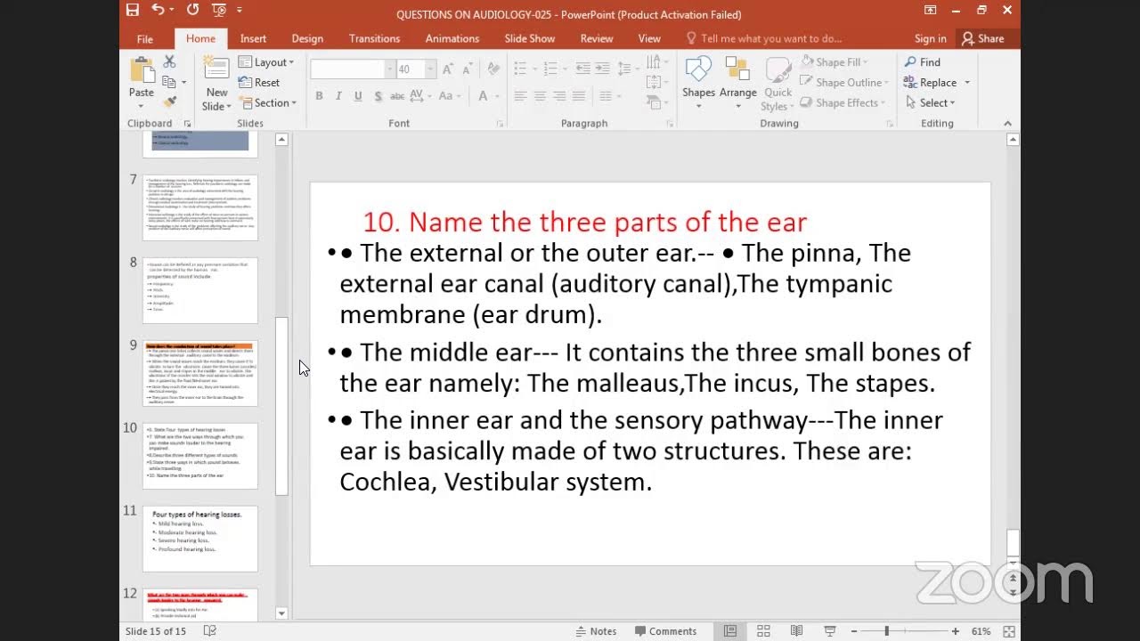 INTRODUCTION TO EDUCATIONAL AUDIOLOGY