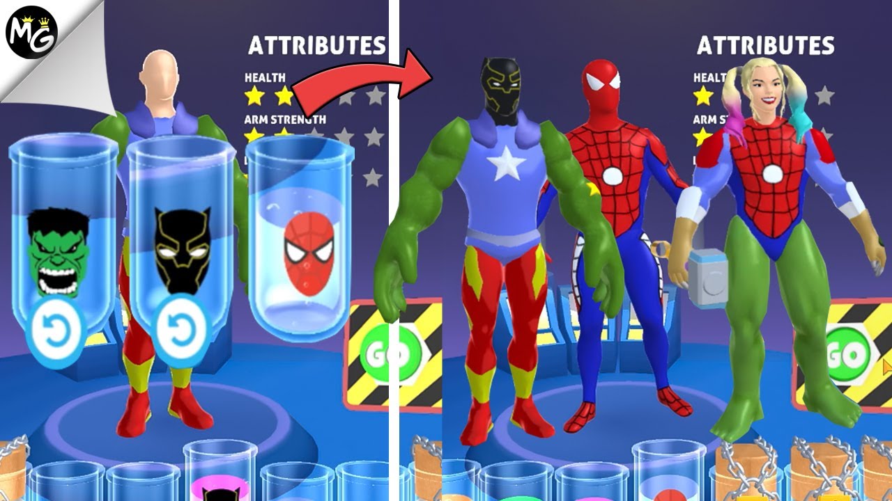 Menggunakan Ramuan Untuk Merubah Manusia Jadi Superhero | Mutant Fighter | Musim Gaming