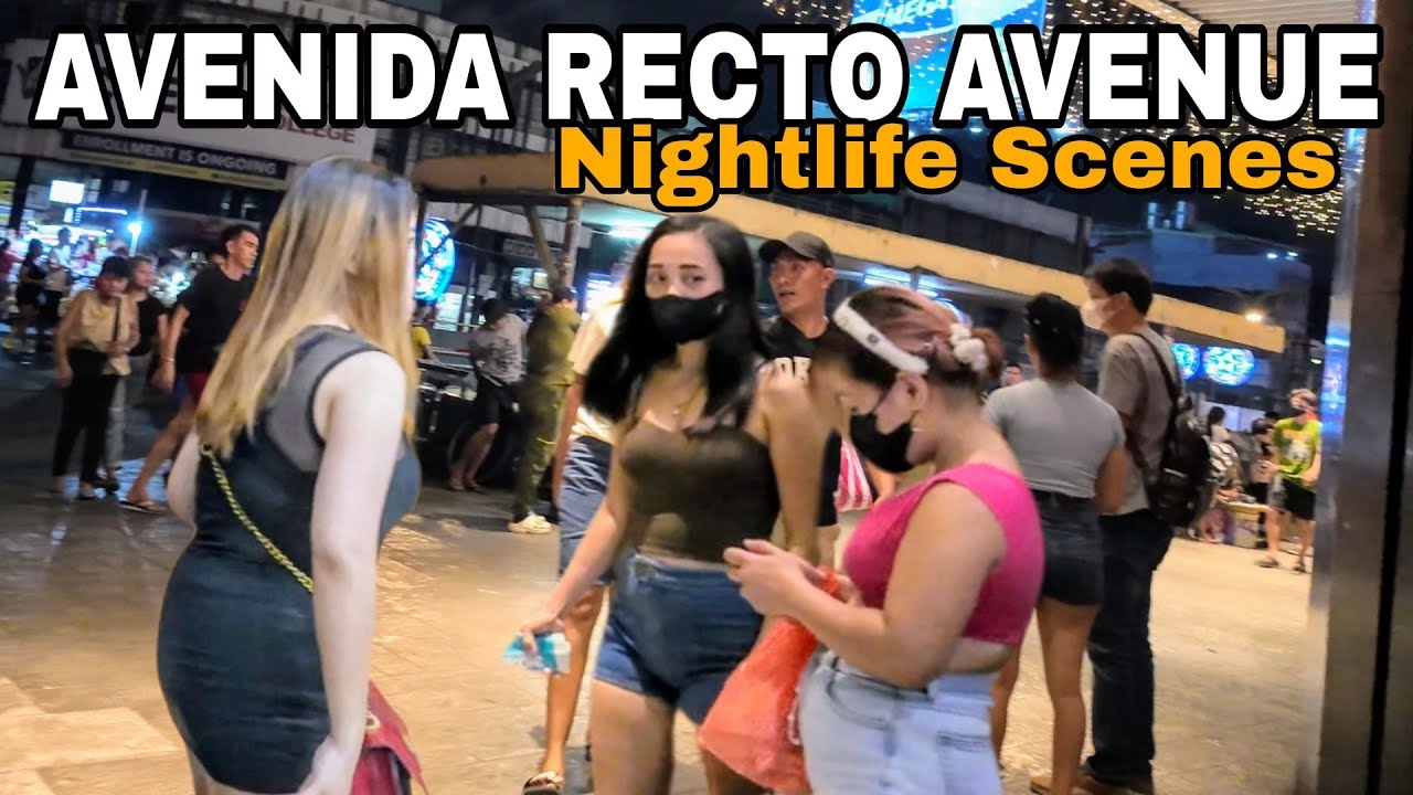 DOWNTOWN RECTO AVENIDA NIGHLIFE SCENES | MANILA PHILIPPINES [4K]