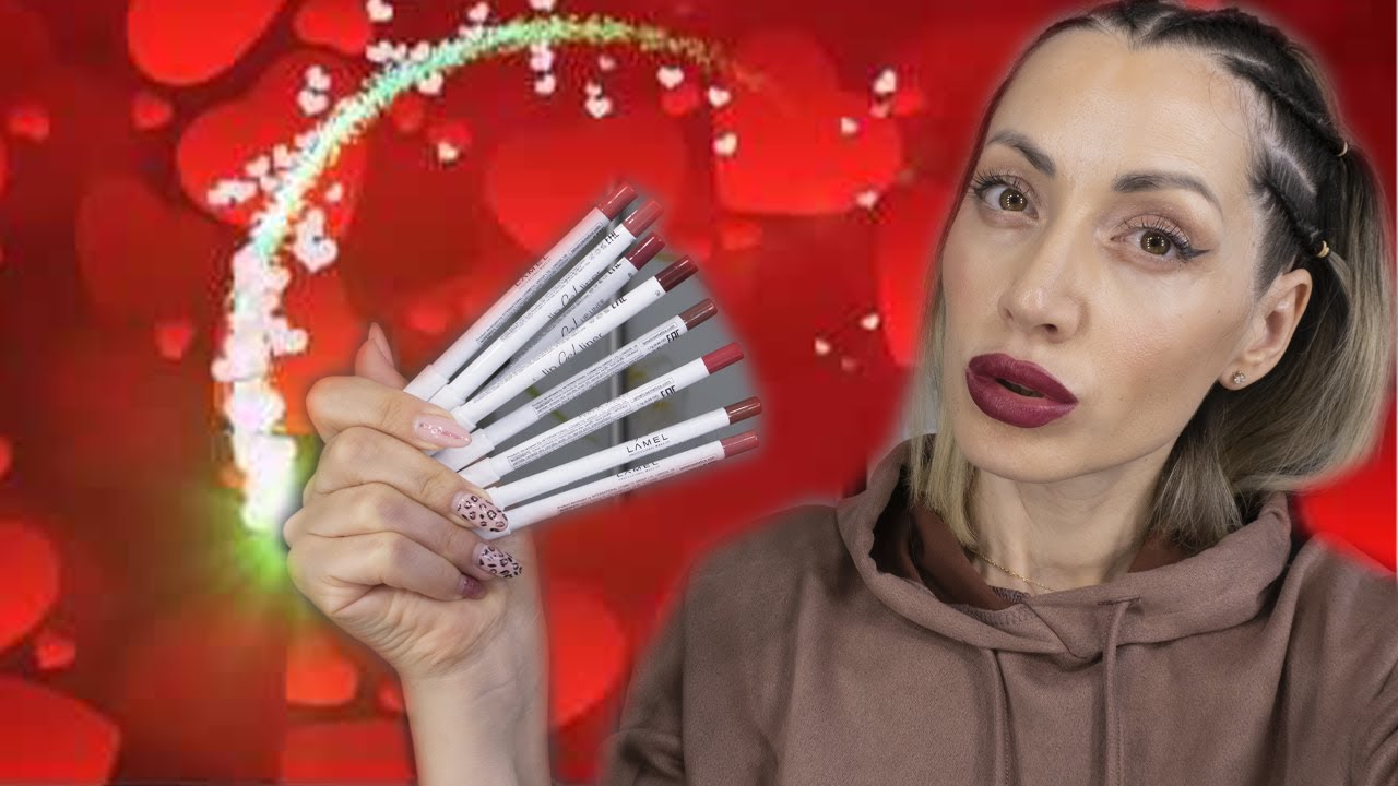 МОЯ ЛЮБОВЬ - Карандаши для губ Lamel Professional Long Lasting Gel Liner гелевые !!!