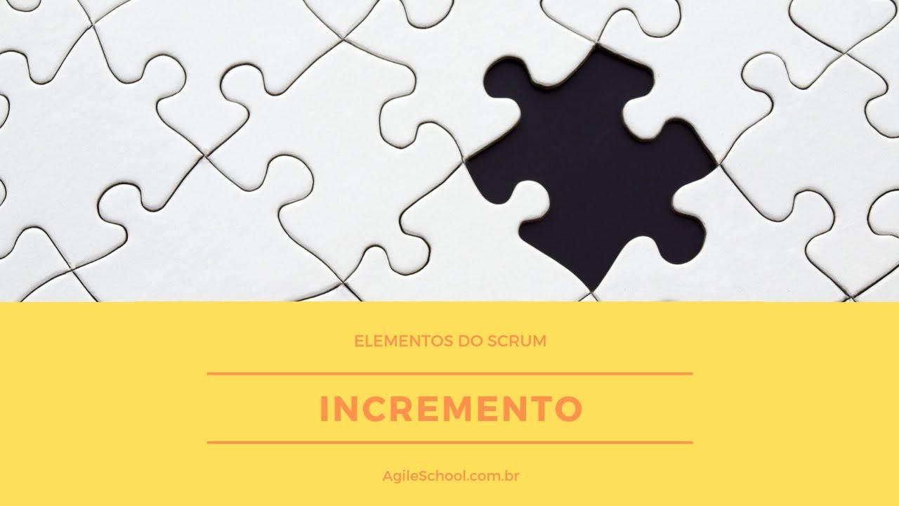 INCREMENTO | ELEMENTOS BASE DO FRAMEWORK SCRUM