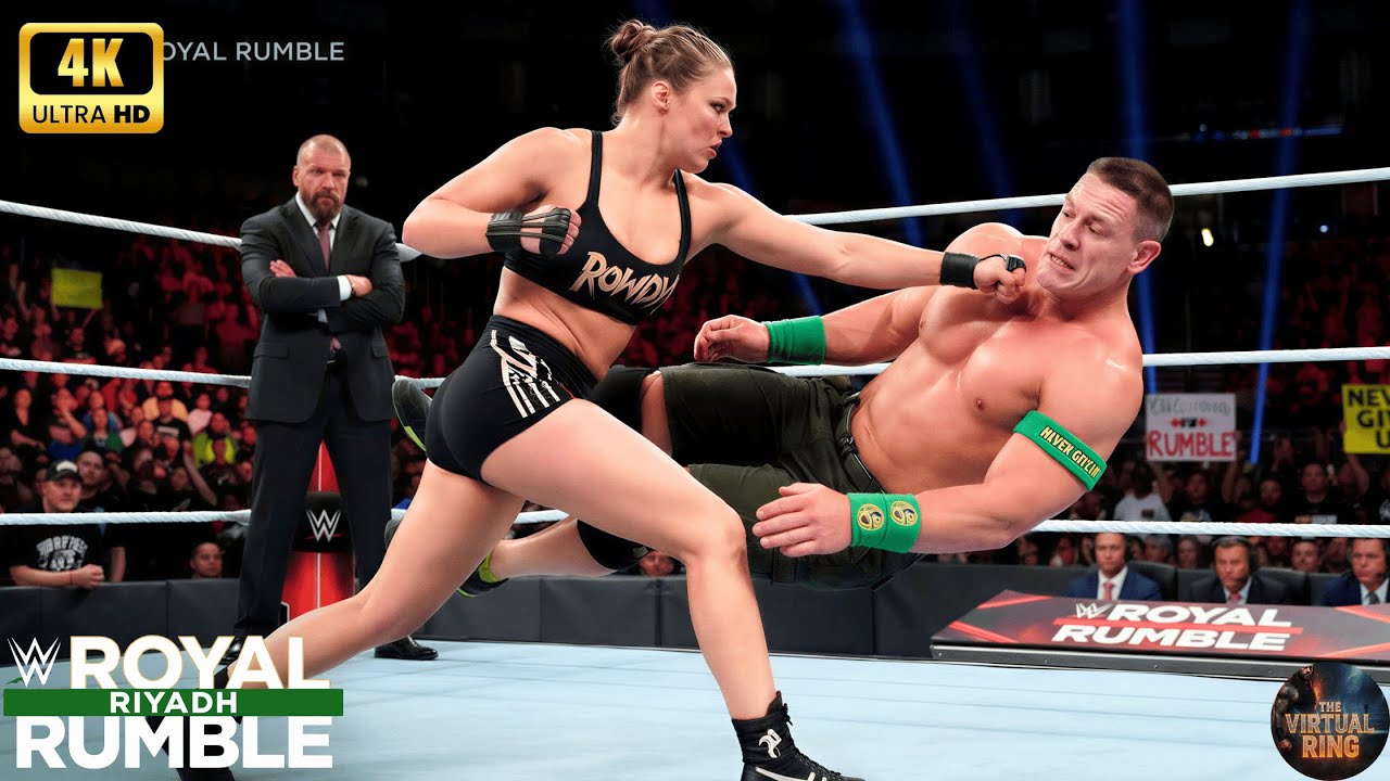 Ronda Rousey vs John Cena • Royal Rumble • January 18, 2026 🎺 #rondarousey #johncena
