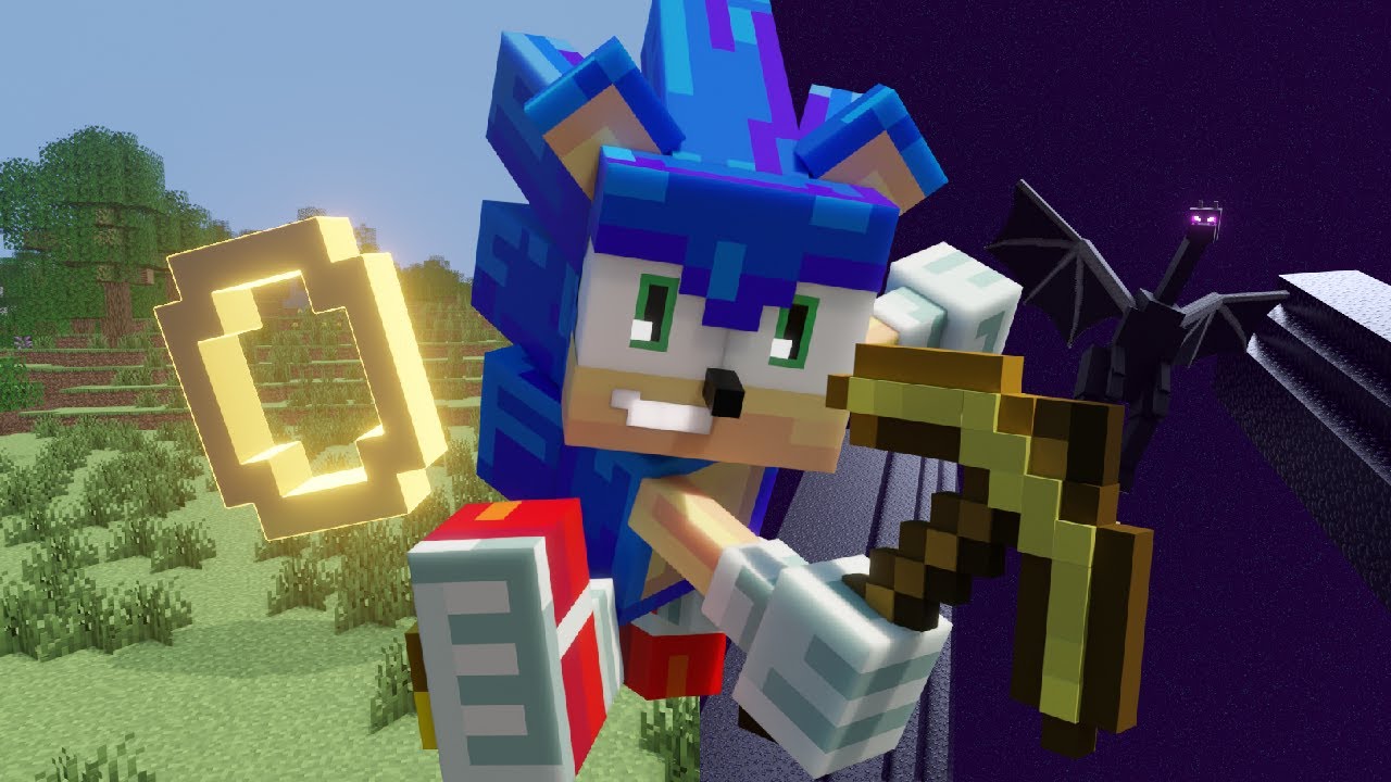 Sonic Speedruns Minecraft (Minecraft Animation)