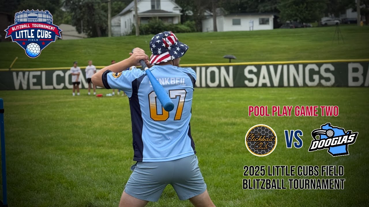 Pool Play VS Clickbait Club | 2025 Little Cubs Field Blitzball Tournament