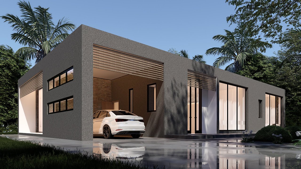 Best Modern 3-Bedroom House Design Inspiration | 12 4m x 21m
