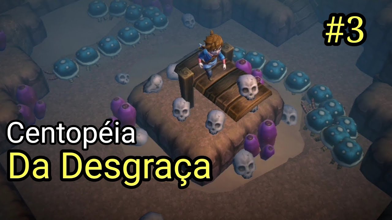 Oceanhorn # 3: Batalha com Centopeia Gigante na Ilha Bomba e Viagem às Terras Secas | PT-BR
