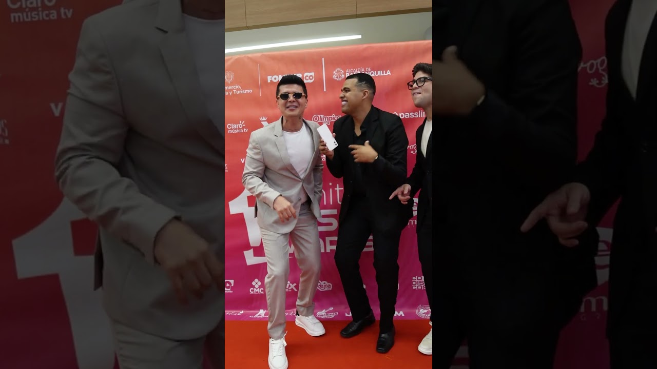 El MEKE y NICO WHITE En los premios MONITOR MUSIC AWARDS