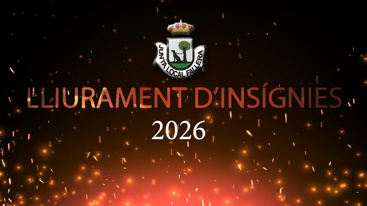 Lliurament insignies  2026