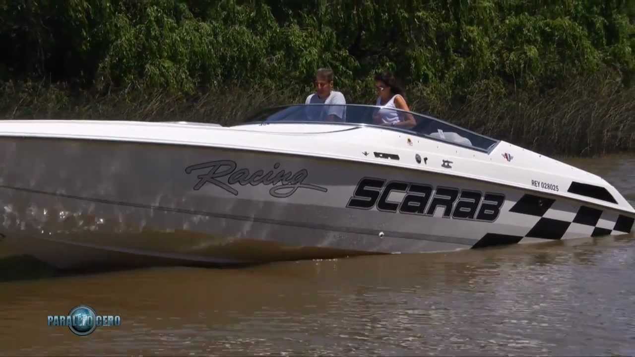 PARALELO CERO Lancha Scarab Racing