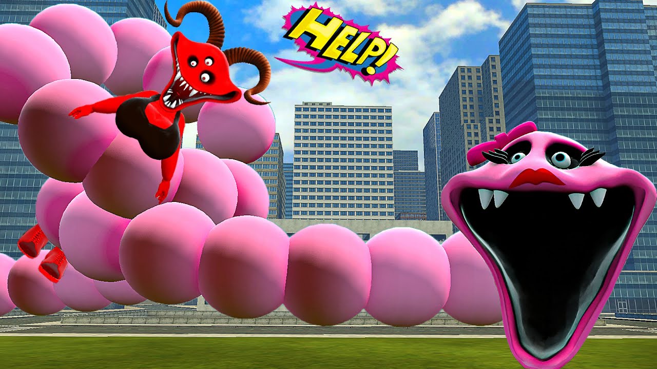 NEW I BECOME ROBLOX HUNGRY MOMMY WORM CAPTURE MISS HUNGRY WORM 4 in Gmod!