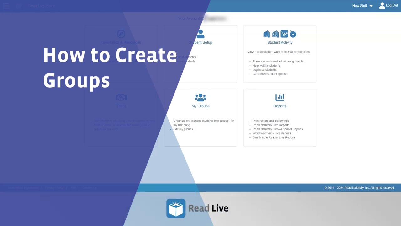Read Live: How to Create Groups