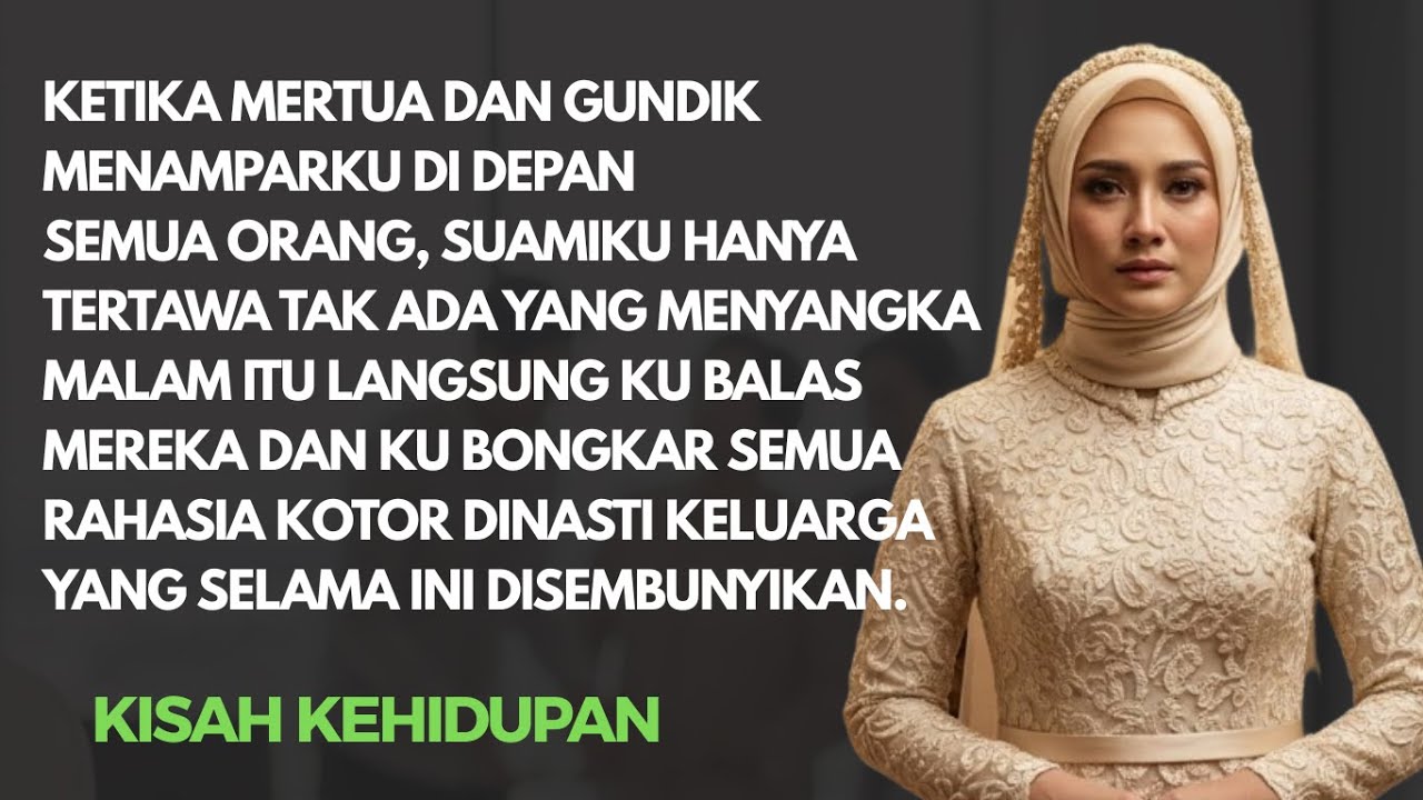 MERTUA & GUNDIK ITU BERANI TAMPAR WAJAHKU DIDEPAN SEMUA ORANG, SUAMIKU TERTAWA  LANGSUNG KU BALAS