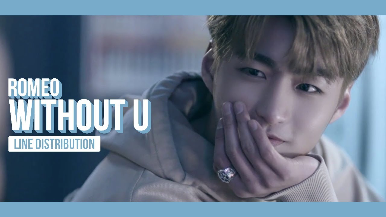 ROMEO - WITHOUT U Line Distribution (Color Coded) | 로미오 - 니가 없는데
