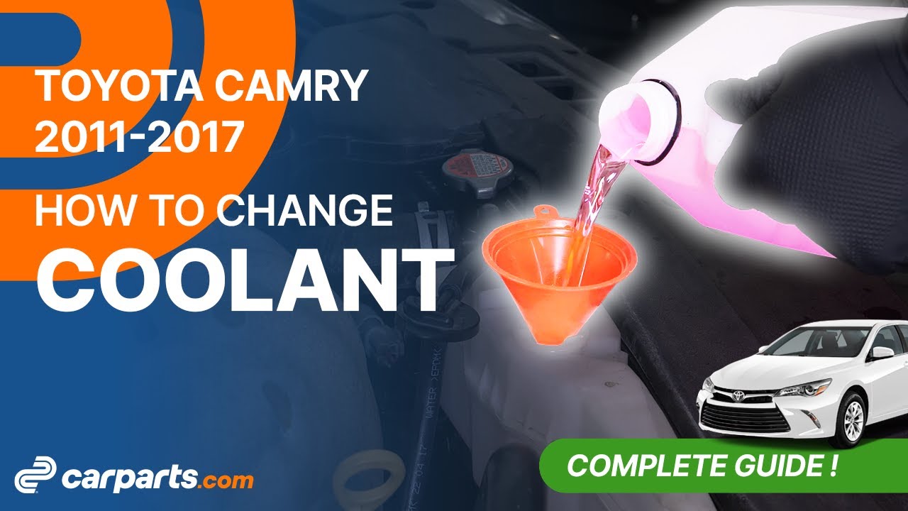 How to change the Coolant 2011-2017 Toyota Camry ❄️